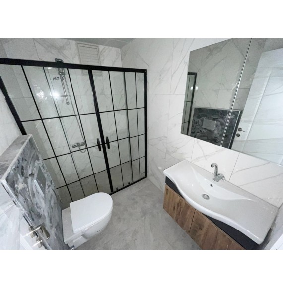 OVACIK'TA SIFIR DAİRE E.BANYOLU GİRİNME ODALI 4+1 LÜKS KİRALIK