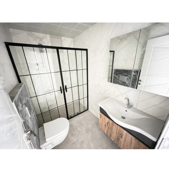 OVACIK'TA SIFIR DAİRE E.BANYOLU GİRİNME ODALI 4+1 LÜKS KİRALIK