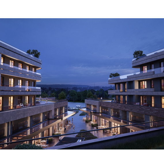 GAMADOR GALYA CENTER PROJESİNDE ORMAN MANZARALI 3+1 DAİRE