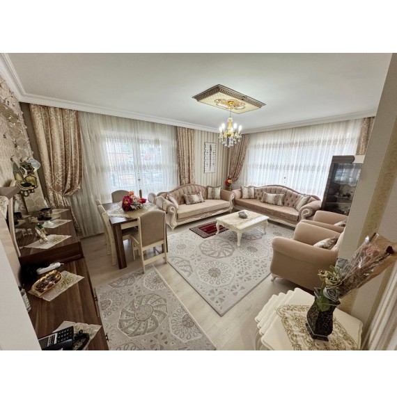 340 CADDE PARALELİNDE ARA KATTA ÖNCEPHE FULL YAPILI GENİŞ 3+1